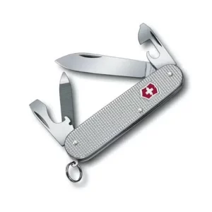 Cortapluma Victorinox Alox Plata c/cruz