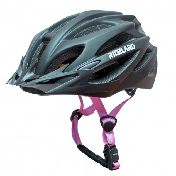 Casco de Bicicleta RIDELAND X-Trac MTB imán Negro rosado