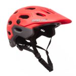 Casco de Bicicleta RIDELAND cross MTB imán Rojo