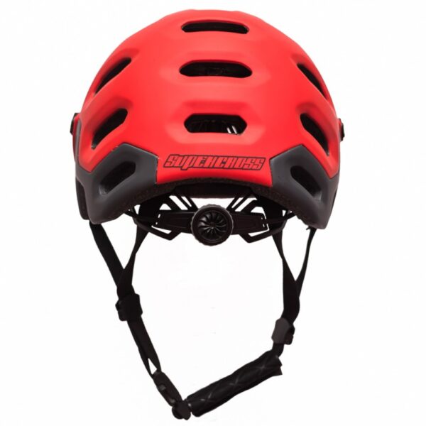 Casco de Bicicleta RIDELAND cross MTB imán Rojo