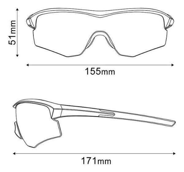 lente ciclismo Shimano Ridescape Road Spare Clear